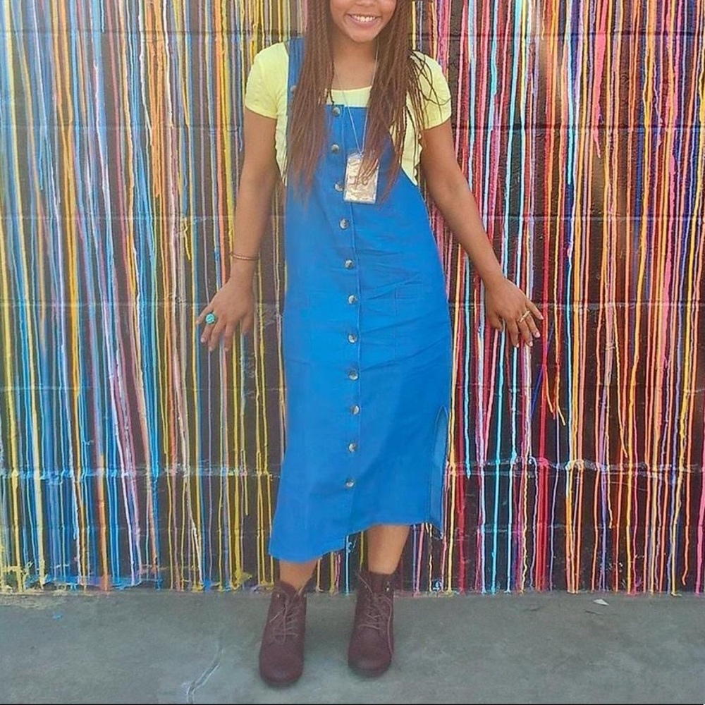Forever 21 Cotton Overall Dress